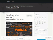 Tablet Screenshot of nada1991.wordpress.com