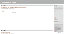 Desktop Screenshot of clubpenguinpoliceonline.wordpress.com