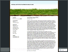 Tablet Screenshot of niahc2009.wordpress.com
