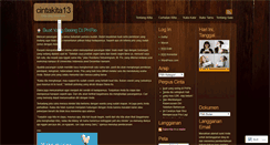 Desktop Screenshot of cintakita13.wordpress.com