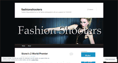 Desktop Screenshot of fashionshooters.wordpress.com