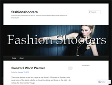 Tablet Screenshot of fashionshooters.wordpress.com