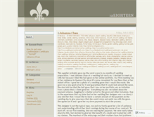 Tablet Screenshot of 12eighteen.wordpress.com