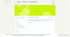 Desktop Screenshot of ideen.wordpress.com