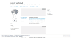 Desktop Screenshot of ghostandlamb.wordpress.com