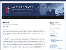 Tablet Screenshot of aldersgateunitedmethodistchurch.wordpress.com