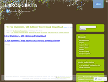 Tablet Screenshot of libroslibros.wordpress.com