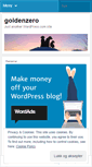 Mobile Screenshot of goldenzero.wordpress.com