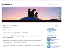 Tablet Screenshot of goldenzero.wordpress.com