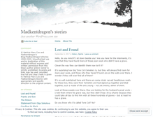 Tablet Screenshot of madkentdragonstories.wordpress.com