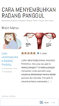 Mobile Screenshot of caramenyembuhkanradangpanggull.wordpress.com