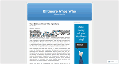 Desktop Screenshot of biltmorewhoswho.wordpress.com