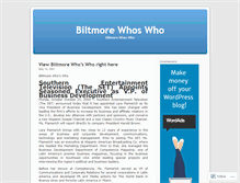 Tablet Screenshot of biltmorewhoswho.wordpress.com