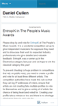 Mobile Screenshot of danielcullenmusic.wordpress.com