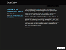Tablet Screenshot of danielcullenmusic.wordpress.com