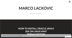 Desktop Screenshot of lackovic.wordpress.com