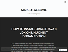 Tablet Screenshot of lackovic.wordpress.com