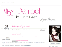 Tablet Screenshot of msdemoch.wordpress.com