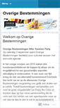 Mobile Screenshot of overigebestemmingen.wordpress.com