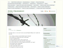 Tablet Screenshot of andravarldskriget.wordpress.com
