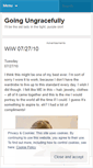 Mobile Screenshot of goingungracefully.wordpress.com