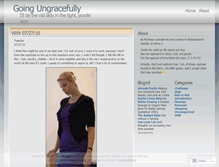 Tablet Screenshot of goingungracefully.wordpress.com