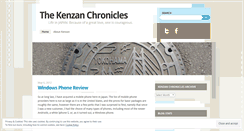 Desktop Screenshot of kenzanchronicles.wordpress.com