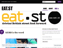 Tablet Screenshot of eatstreetblog.wordpress.com