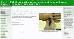 Desktop Screenshot of animalcontrol.wordpress.com