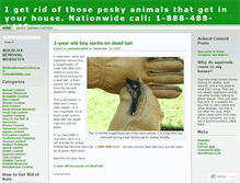 Tablet Screenshot of animalcontrol.wordpress.com