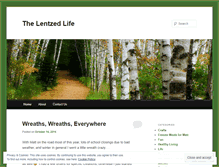 Tablet Screenshot of lentzedlife.wordpress.com