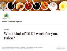 Tablet Screenshot of mamathaicookingclub.wordpress.com