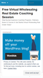 Mobile Screenshot of freerealestatecoaching.wordpress.com