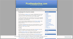 Desktop Screenshot of pixelheadonline.wordpress.com