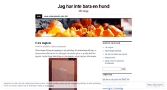Desktop Screenshot of jagharintebaraenhund.wordpress.com
