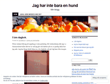 Tablet Screenshot of jagharintebaraenhund.wordpress.com