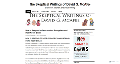 Desktop Screenshot of davidgmcafee.wordpress.com