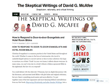 Tablet Screenshot of davidgmcafee.wordpress.com