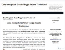 Tablet Screenshot of caramengobatidarahtinggisecaratradisional22.wordpress.com