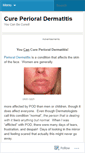 Mobile Screenshot of cureperioraldermatitis.wordpress.com