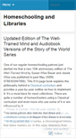 Mobile Screenshot of homeschoolingandlibraries.wordpress.com