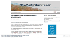 Desktop Screenshot of msmuckraker.wordpress.com