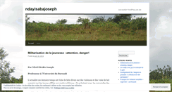 Desktop Screenshot of ndayisabajoseph.wordpress.com