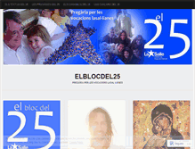 Tablet Screenshot of elblocdel25.wordpress.com