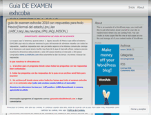 Tablet Screenshot of guiaexhcoba2009.wordpress.com