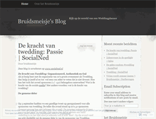 Tablet Screenshot of bruidsmeisje.wordpress.com