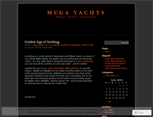 Tablet Screenshot of fraseryachts.wordpress.com