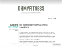 Tablet Screenshot of ohmyfitness.wordpress.com