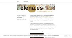 Desktop Screenshot of elenapuntoes.wordpress.com