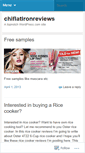 Mobile Screenshot of chiflatironreviews.wordpress.com
